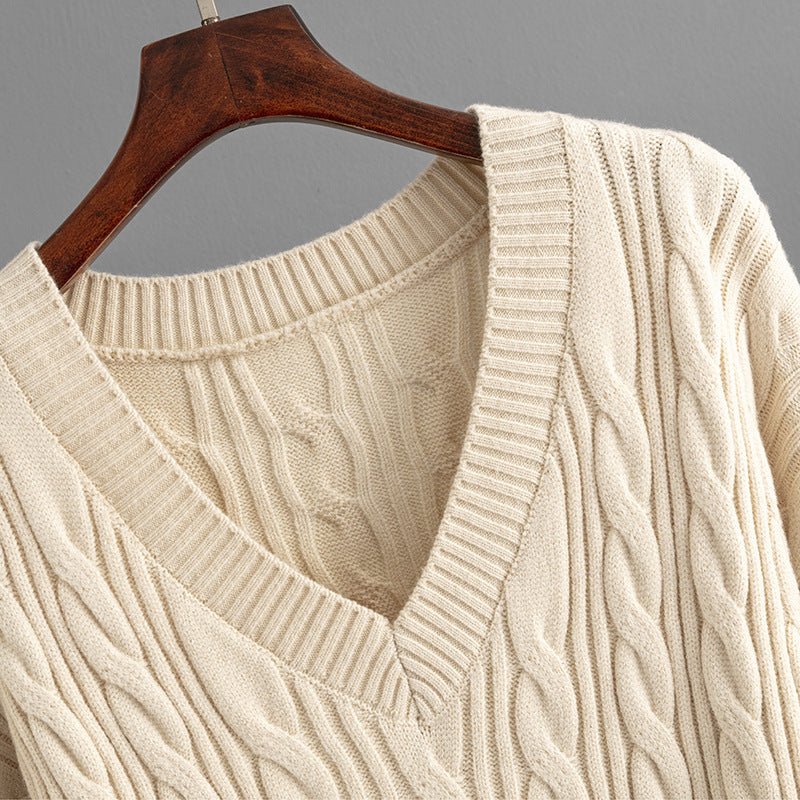 Twist Knit Sweater and Pants Set