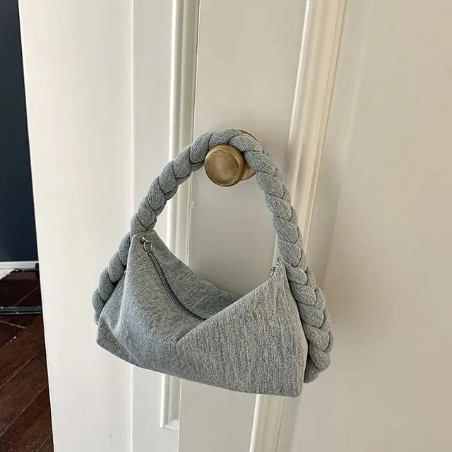 Twisted Handle Handbag