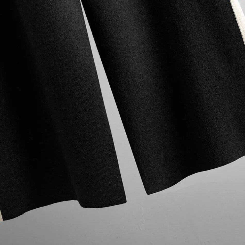 Two-Piece Tracksuit Top and Pants Set