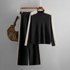 Two-Piece Tracksuit Top and Pants Set