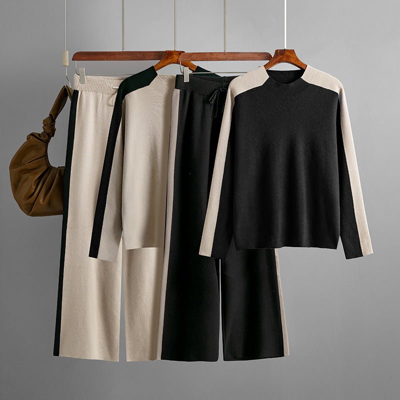 Two-Piece Tracksuit Top and Pants Set