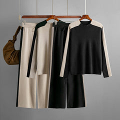 Two-Piece Tracksuit Top and Pants Set