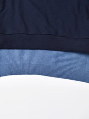 Two Tone Blue Knit Sweater
