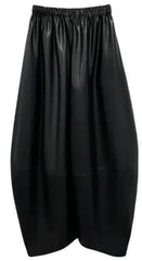 Vegan Leather Wide-Leg Pants - @theestylishp