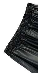 Vegan Leather Wide-Leg Pants - @theestylishp