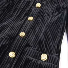 Velvet Midi Bodycon Backzip Dress