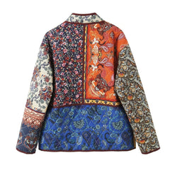 Vintage Floral Quilted Jacket