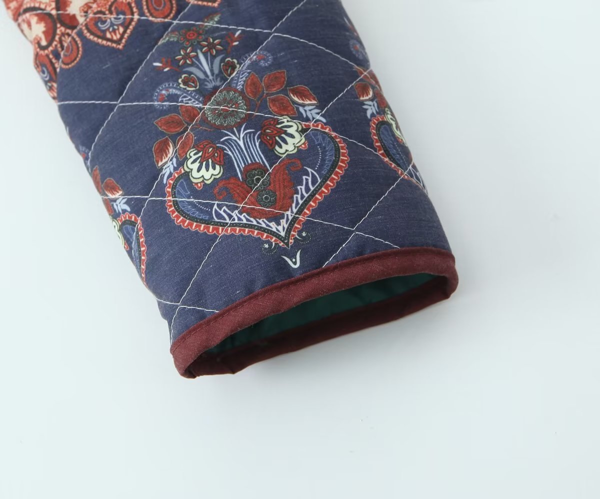 Vintage Floral Quilted Jacket