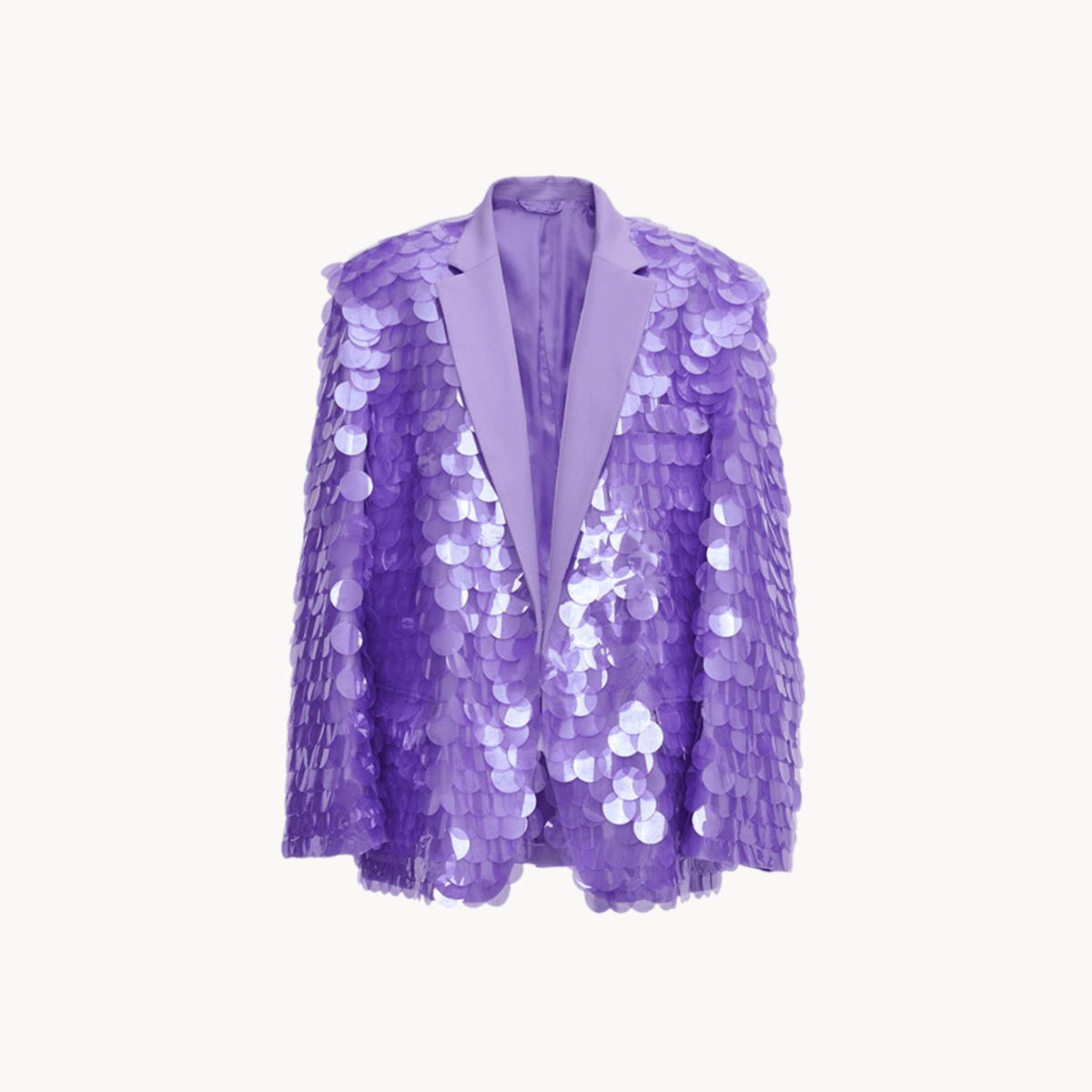 Violet Discs Sequined Blazer