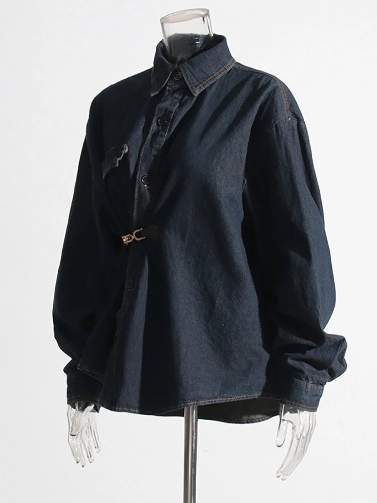 Waist Hook Denim Jacket