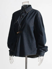 Waist Hook Denim Jacket