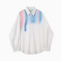 Watercolor Drip Loose Fit Shirt