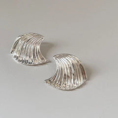 Wavy Metal Earrings