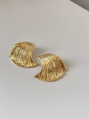 Wavy Metal Earrings