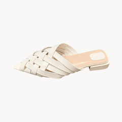 Weave Vegan Leather Mules
