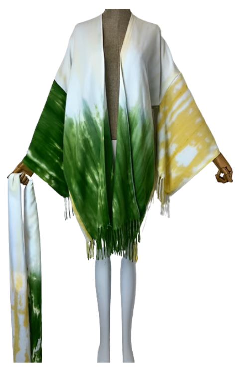 Cozy Tie - dye Winter Cardigan - WINI