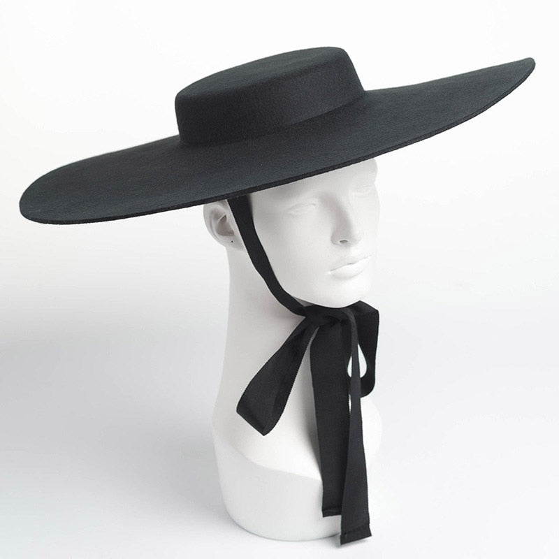 Wide Brim Wool Hat