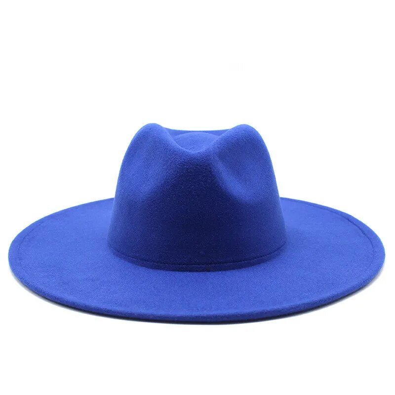 Wide Brim Woolen Jazz Hat