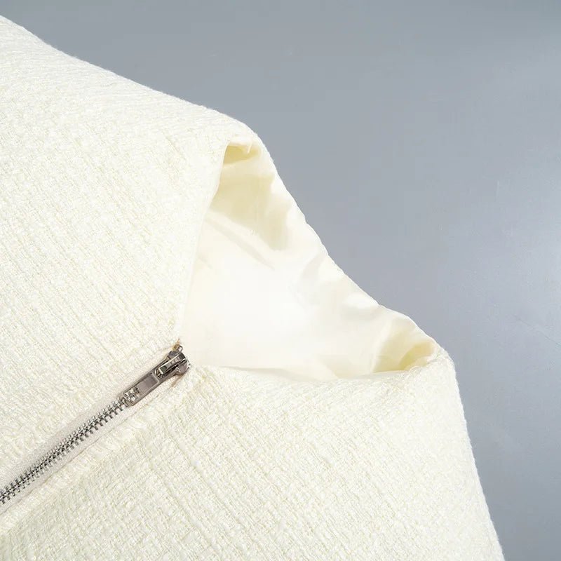 Wide Shoulder Cotton-Padded Vest