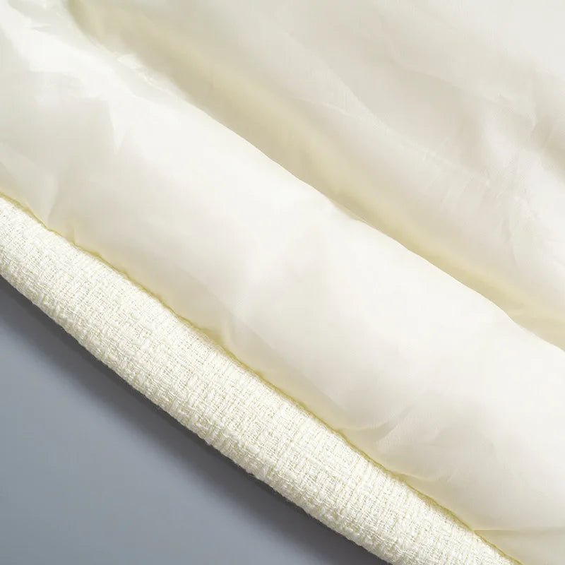 Wide Shoulder Cotton-Padded Vest