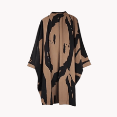 Wide-Waisted Woven Trench Coat