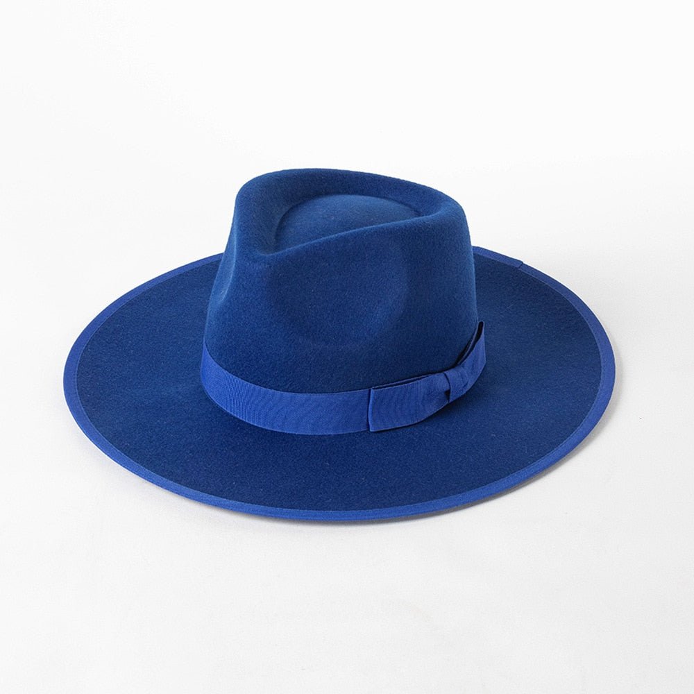 Wool Fedora with Ribbon