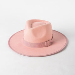 Wool Fedora with Ribbon