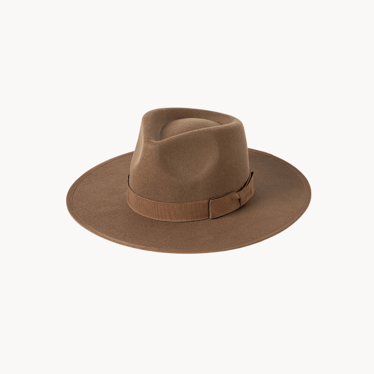 Wool Fedora with Ribbon