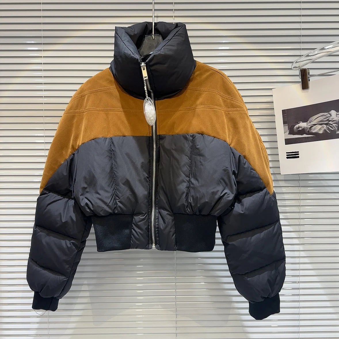 Zip-Up Padded Short Jacket