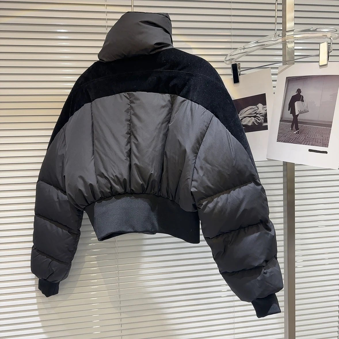 Zip-Up Padded Short Jacket