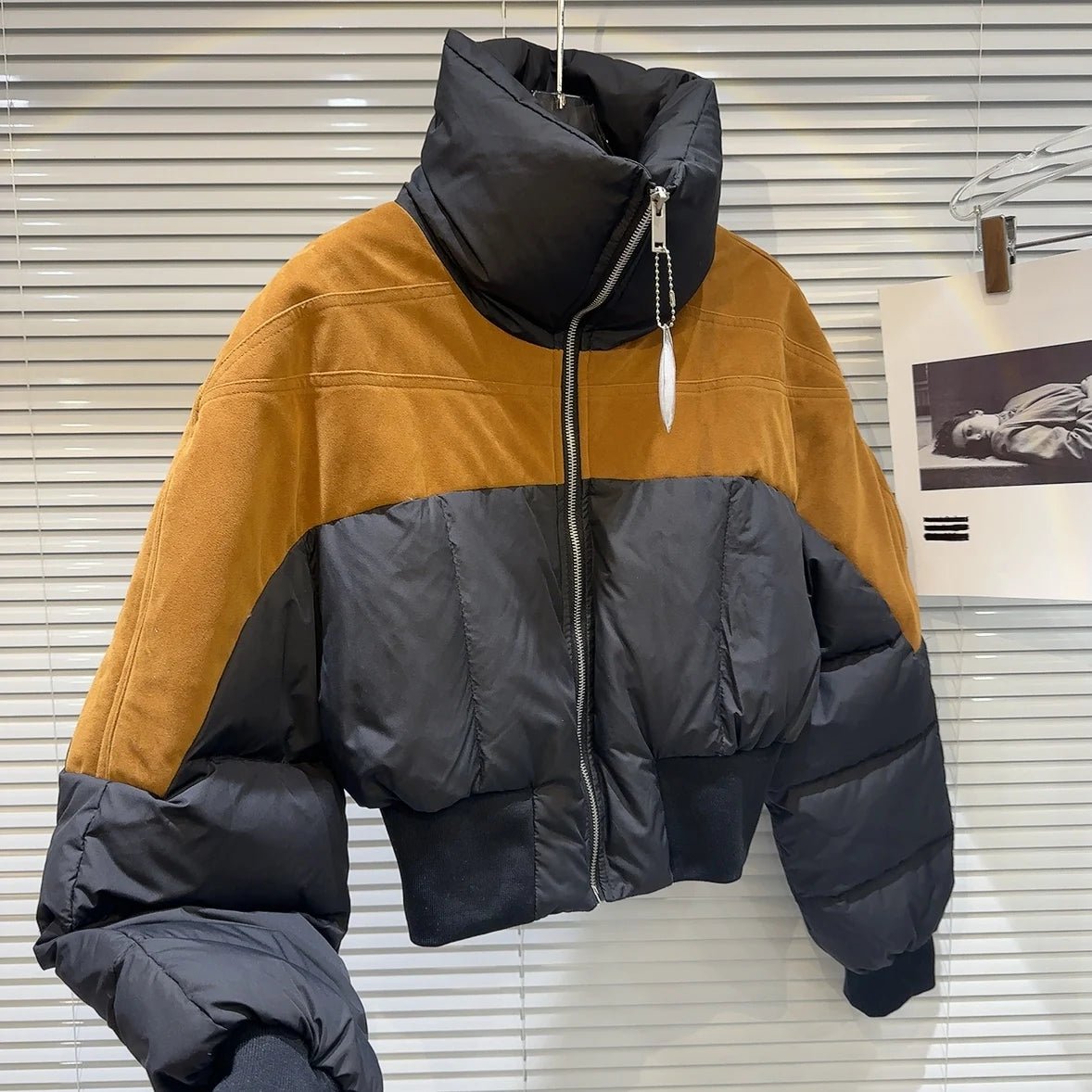 Zip-Up Padded Short Jacket