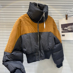 Zip-Up Padded Short Jacket