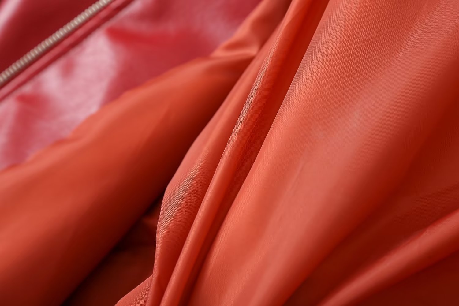 Zip-Up Vegan Leather Jacket